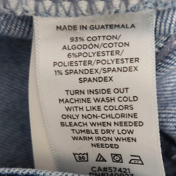 LOFT High Waist Wide Leg Crop Jeans, Size 2 - Picture 10 of 10